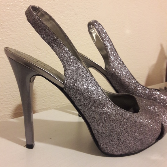 Guess Shoes Glitter Heels Poshmark